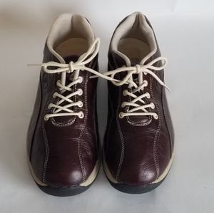 Propet Leather Walking Shoes Sz 7D Wide